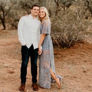 Beautiful maxi romper!